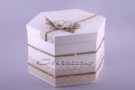 сватбен, комплект, дантела, рустик, кутия, пари