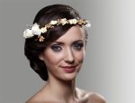 сватба, кърщене, шаферки, аксесоар за коса, сватбен аксесоар, венец, венче, цветен