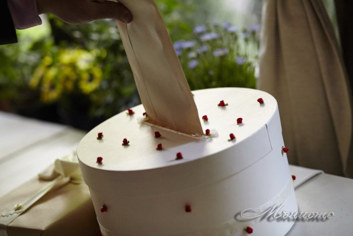 сватба, кутия за пари, ритуален комплект