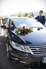 Сватбена декорация с Акцент бордо - Image 4