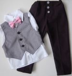 детски, официален, елек, папионка, костюм, кръщене, сватба, рожден, каскет