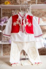 детска носия, носия за кръщене момче, кръщене народен стил