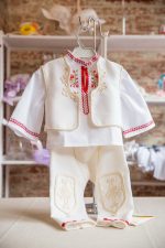 детска носия, носия за кръщене момче, кръщене народен стил