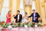 сватба, сватбена, декорация, бордо, червено, монтесито, пътека за посрещане