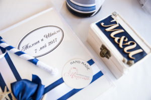 книга за пожелания, сватбена книга, морска тематика, морски звезди