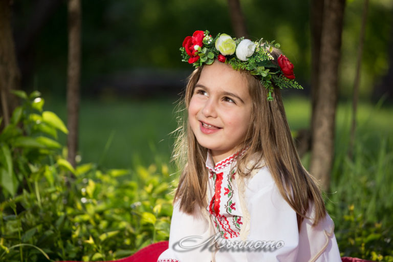 кръщене, народна , носия, детска, лазарка