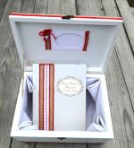 кръщене, кутия, дрехи, носия, дървена, шевици