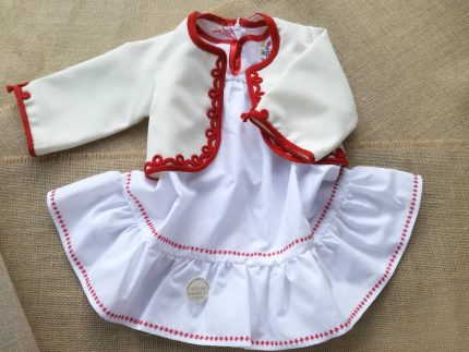 народна носия за момиче, венец за народна