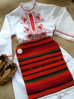 детска носия, детска престилка, кръщене, сватба, народни мотиви