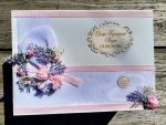 кутия за кръщене, лавандула, кутия за кръщелни дрехи, дървена кутия