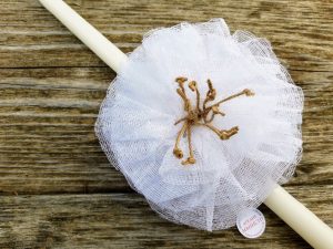 свещ за кръщене, декорирана свещ, кръщелна свещ