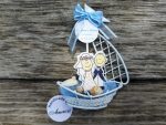 сувенири морска сватба, подаръци гости, младоженци, лодка