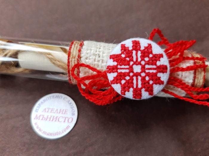покана със шевица, покани в народен стил, за кръщене, за годишнина