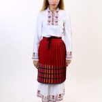 женска носия, за сватба, народен стил, бръчник