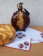 Кърпа за погача с шевици, месал за погача, кърпа с народни шевици