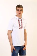 мъжка риза с шевици, бродирана, за носия, за кръстник, кенарена