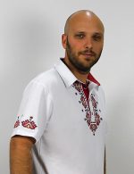 мъжка риза с шевици, бродирана, за носия, за кръстник