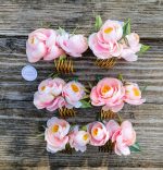 Аксесоар за коса Белла 3 - прасковен цвят - Image 6