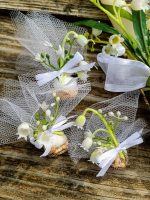 сватбени късметчета, за хвърляне, жито и стотинка