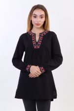 женска носия, риза с шевици, туника с бродерия