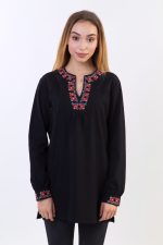 женска носия, риза с шевици, туника с бродерия