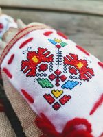 кръщене в народен стил, комплекти за кръщене с шевици, бродирани комплекти