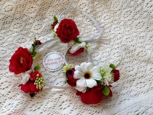 носия за момиче, за коса, за народна носия, диадема с цветя