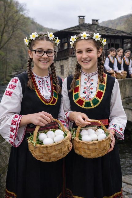 венец с нарциси, венчета за лазарки, пролетни цветя