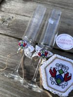 сватбени комплекти с български шевици, с бродерия, за халките