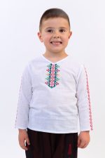 Детска носия - кенарена риза с шевици Орлин - Image 3