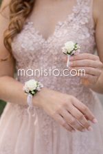 Бутониера Роза и Хортензия мини - комплект