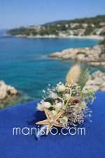 Бутониера Момина сълза и Морска звезда