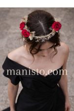 Аксесоар за коса Венец от рози Мария