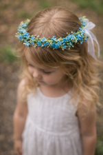Аксесоар за коса Венец  Незабравка - мини