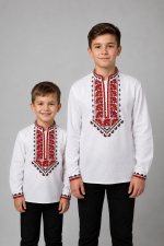 детска риза с шевици, детска носия, риза ма момче с бродирани шевици , риза за детска носия