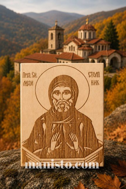 икона подарък за гостите на кръщенето, икона на свети симеон, сувенири за кръщене