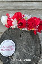 за народна носия, за сватбена носия, цветя за женска носия , диадема за народни танци